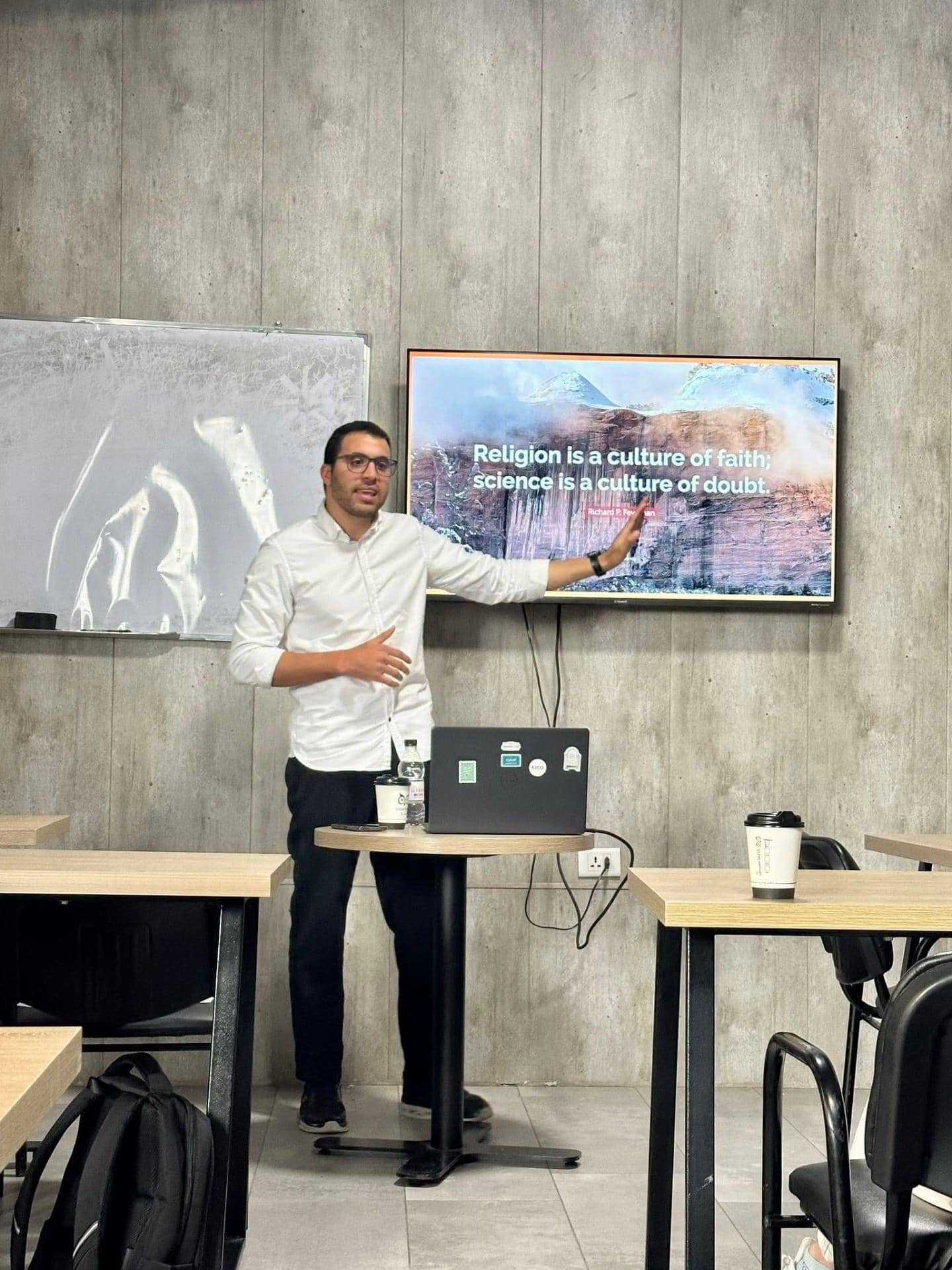Dr. Mahmoud Bassiony teaching